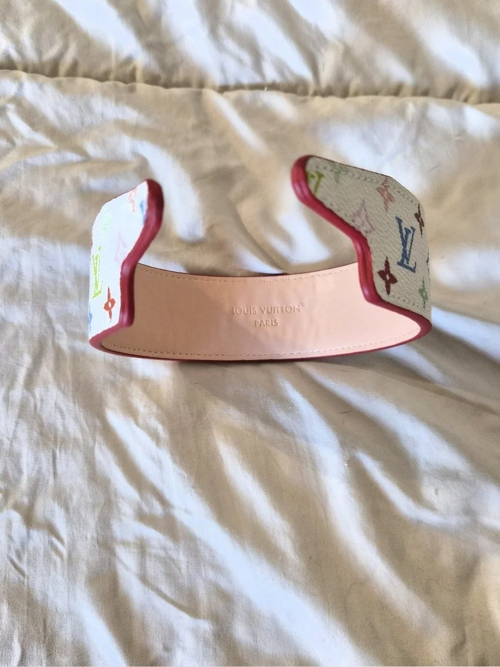 Louis Vuitton White Multicolor Monogram Kids Headband